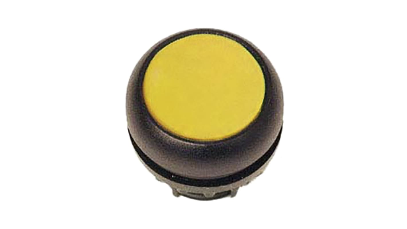 Pulsador Eaton RMQ Titan M22, color de botón Amarillo, Montaje en Panel, IP67, IP69K