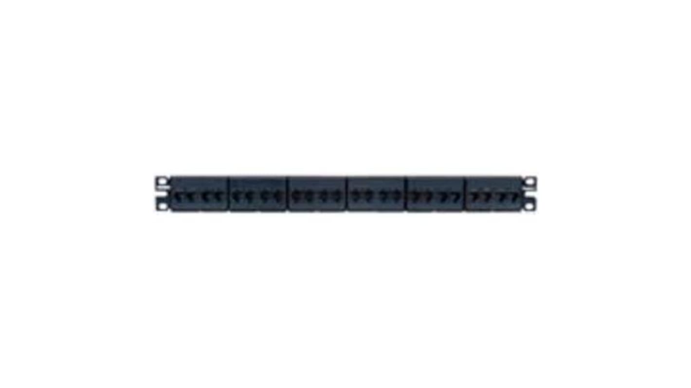 Panel de conexión, Patch Panel Panduit, Cat6e, RJ45, 24 puertos, UTP