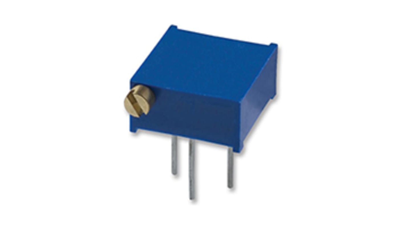 10kΩ, Through Hole Trimmer Potentiometer 0.25W Side Adjust Vishay, T63