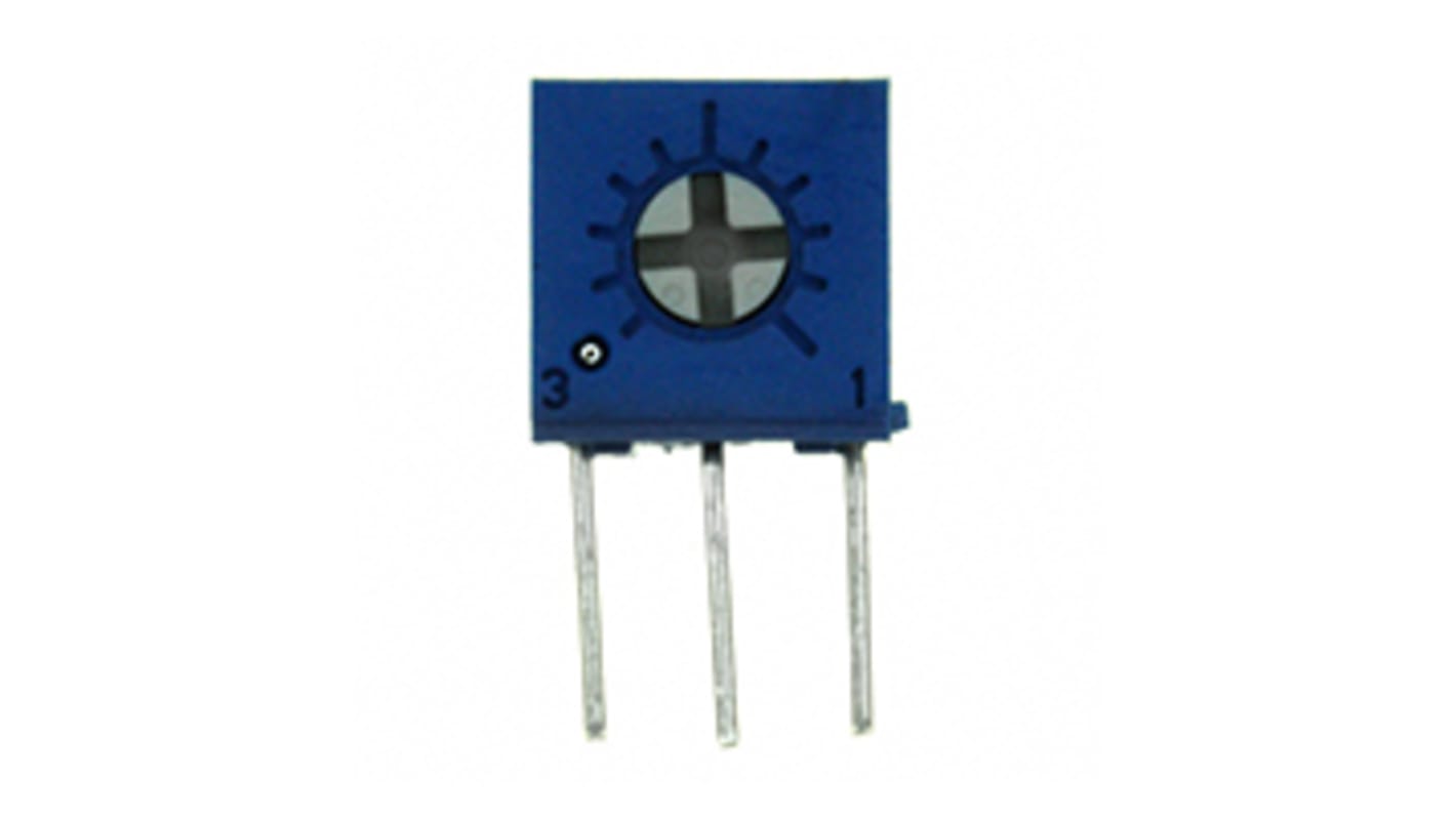 20kΩ, Through Hole Trimmer Potentiometer 0.5W Side Adjust Vishay, T73