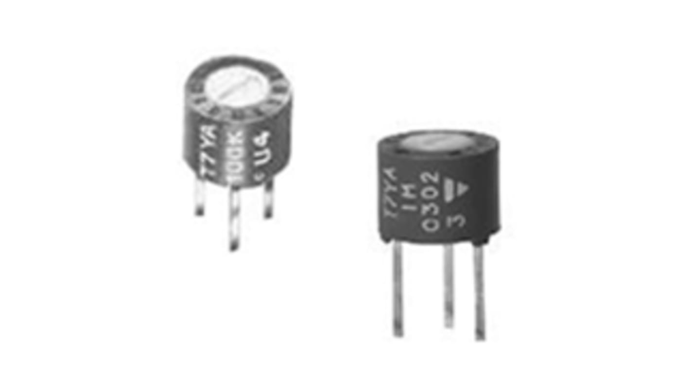 200Ω, Through Hole Trimmer Potentiometer 0.5W Top Adjust Vishay, T7