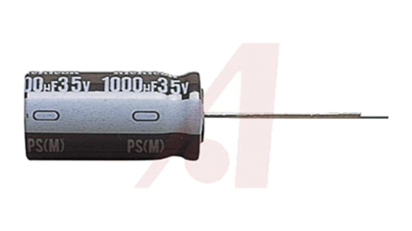 Condensatore Nichicon, serie PS, 680μF, 25V cc, ±20%, +105°C, Radiale, Foro passante