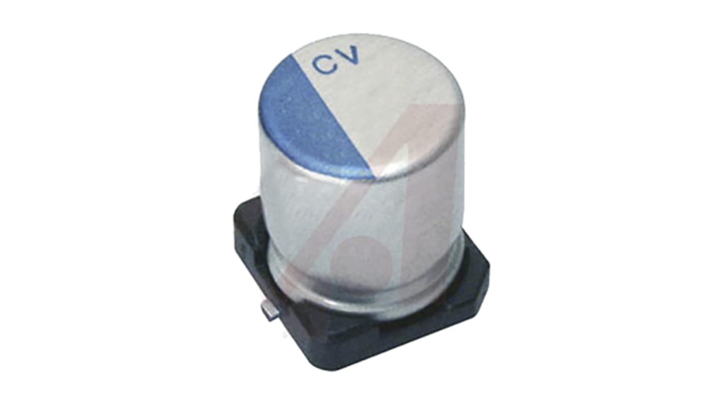Nichicon 33μF Surface Mount Polymer Capacitor, 50V dc