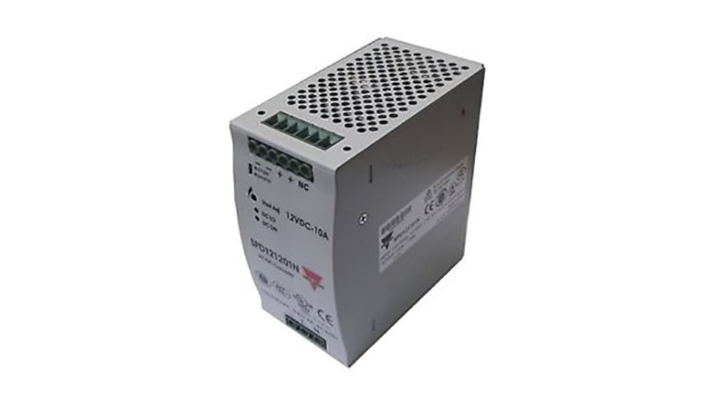 Fuente de alimentación de carril DIN Carlo Gavazzi, 1 salida 12V dc 10A 120W