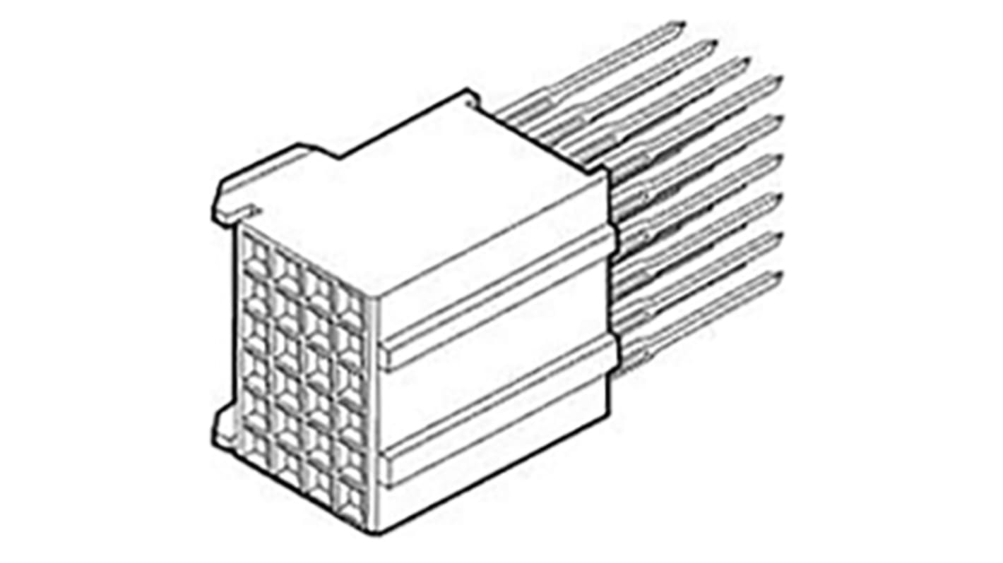 Amphenol ICC, METRAL 2mm Pitch Backplane Connector, Straight, 4 Row, 24 Way