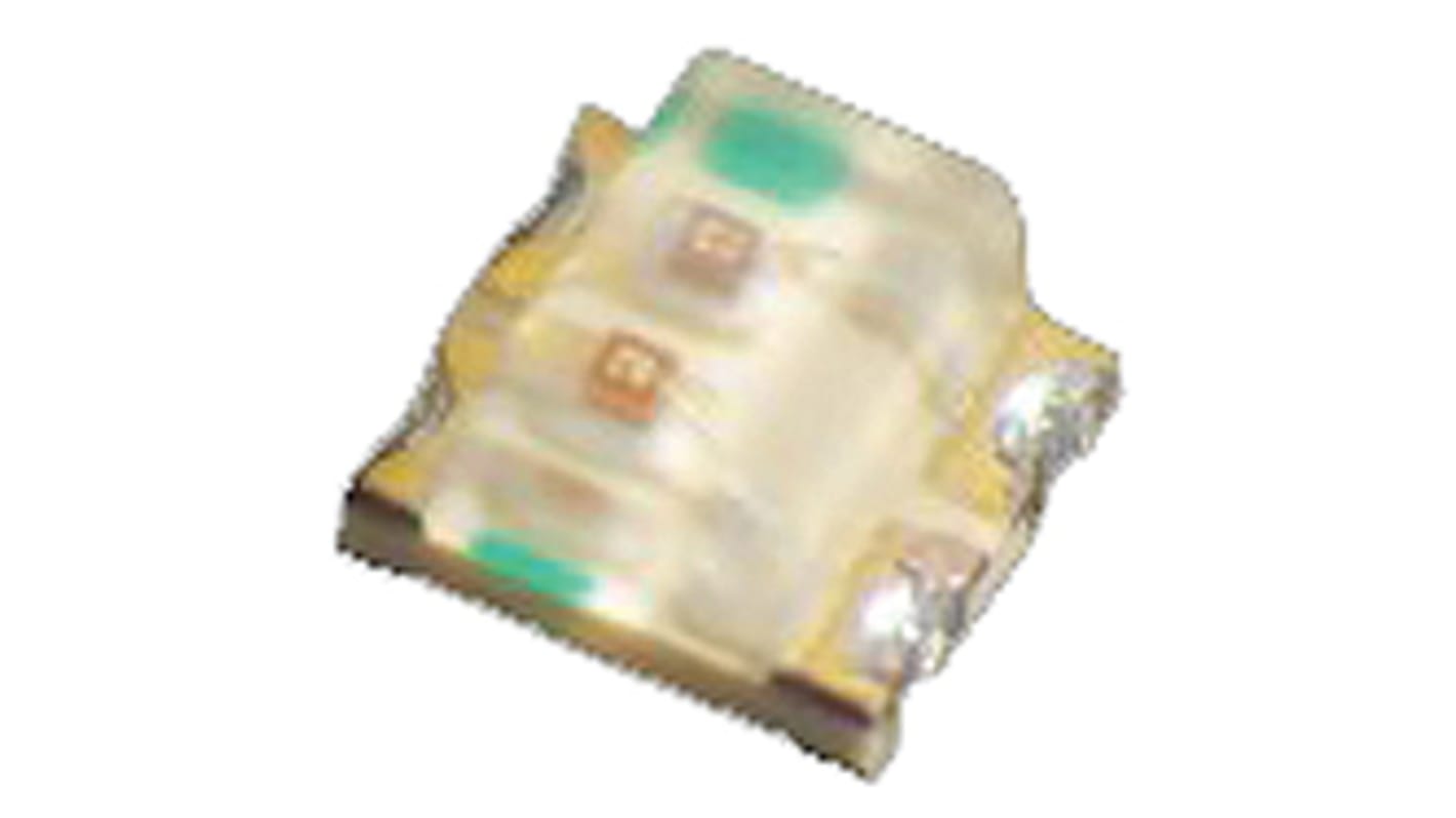 Kingbright2.5 V Green & Yellow LED 1616 (0606) SMD, KPTB-1615YSGC