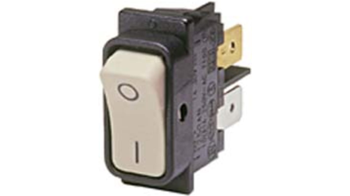Arcolectric (Bulgin) Ltd DPST, On-Off Rocker Switch Panel Mount