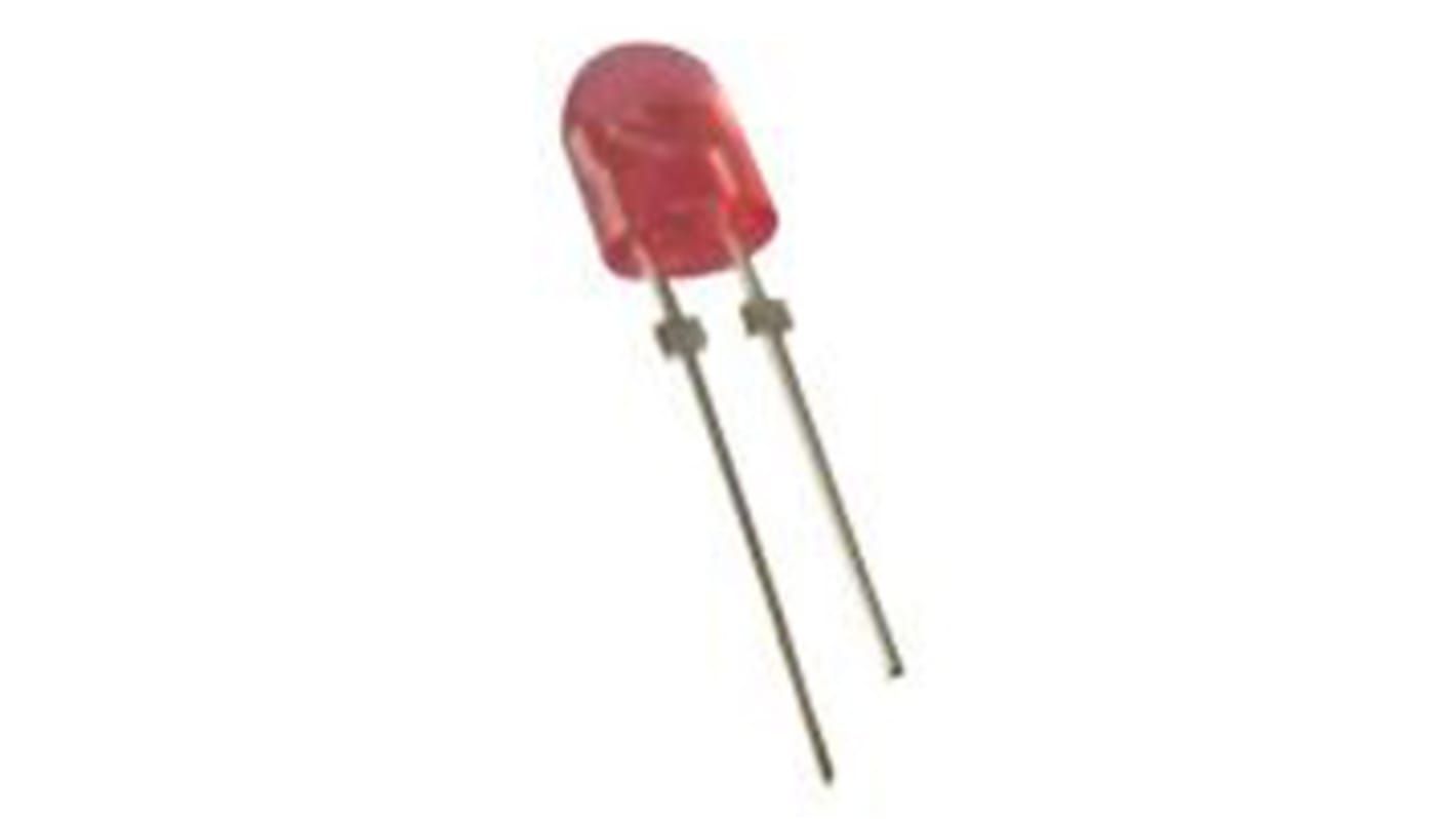 LED Rosso Kingbright, PCB, 2,5 V, 5 mm (T-1 3/4)
