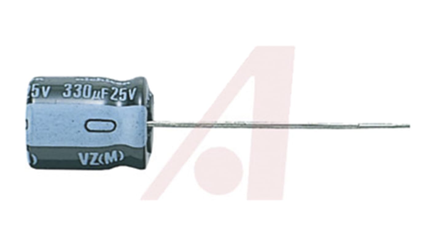 Nichicon 100μF Electrolytic Capacitor 10V dc, Through Hole - UVZ1A101MDD