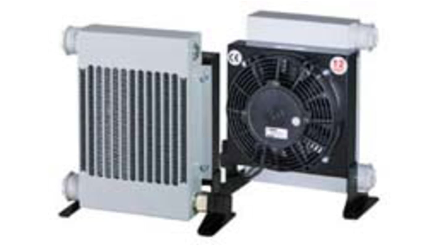 RS PRO BC series 12V dc Hydraulic Oil Cooler, 25 bis 100L/min max, 16 (Dynamic) bar, 25 (Static) bar max