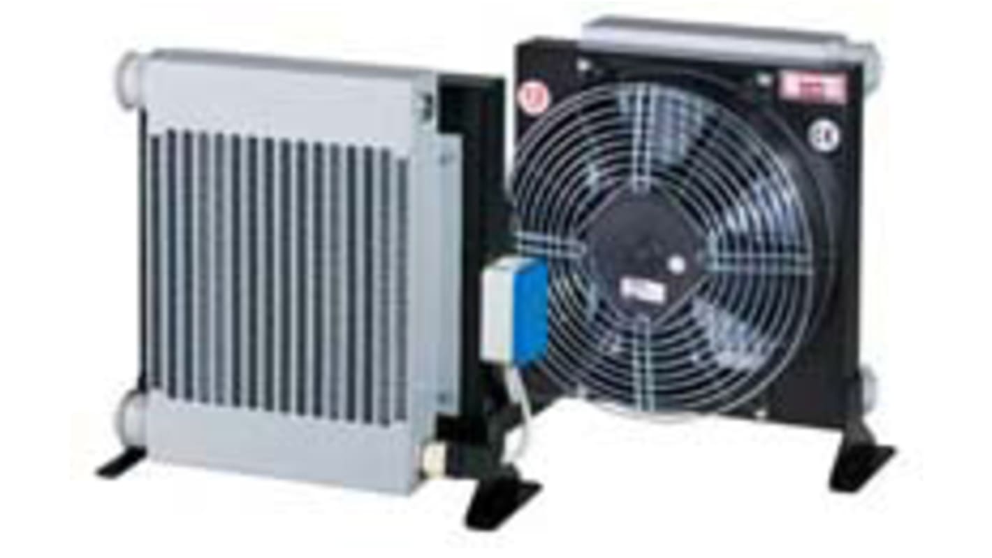 RS PRO BC series 24V dc Hydraulic Oil Cooler, 25 to 150L/min max, 16 (Dynamic) bar, 25 (Static) bar max