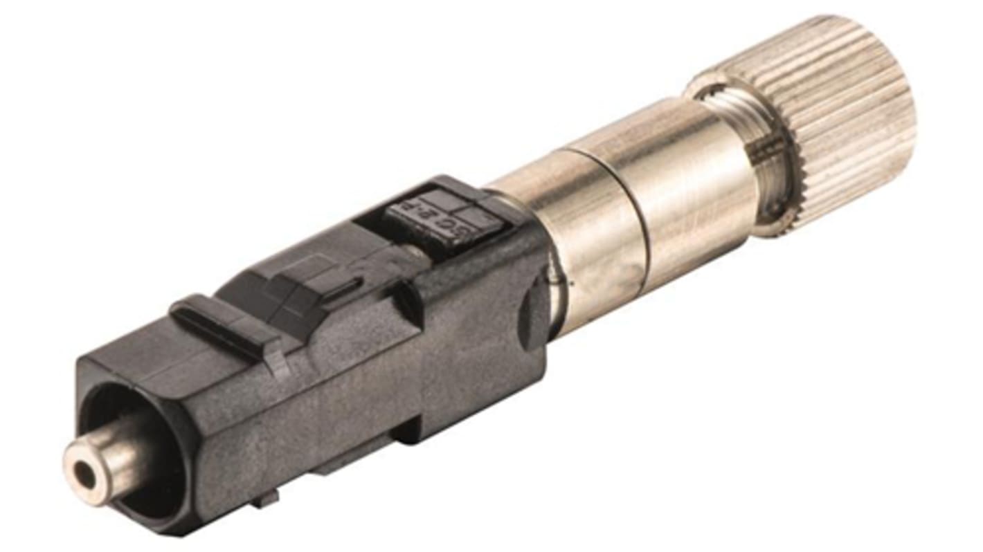 Harting, 2010, SC Fibre Optic Connector, Polymer Optical Fibre (POF) 1mm Fibre Size