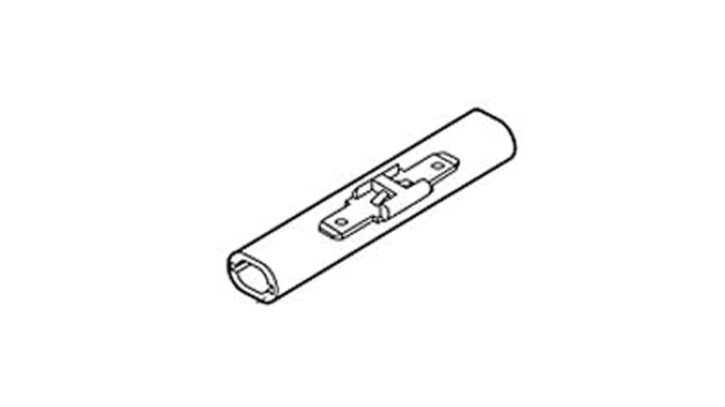 TE Connectivity Natural Uninsulated Male Spade Connector, Tab, 4.75mm Tab Size