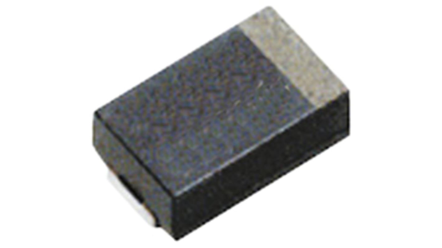 Panasonic SP-Cap CX, SMD Polymer Kondensator 220μF ±20% / 4V dc x 1.9mm x 7.3mm, bis 105°C