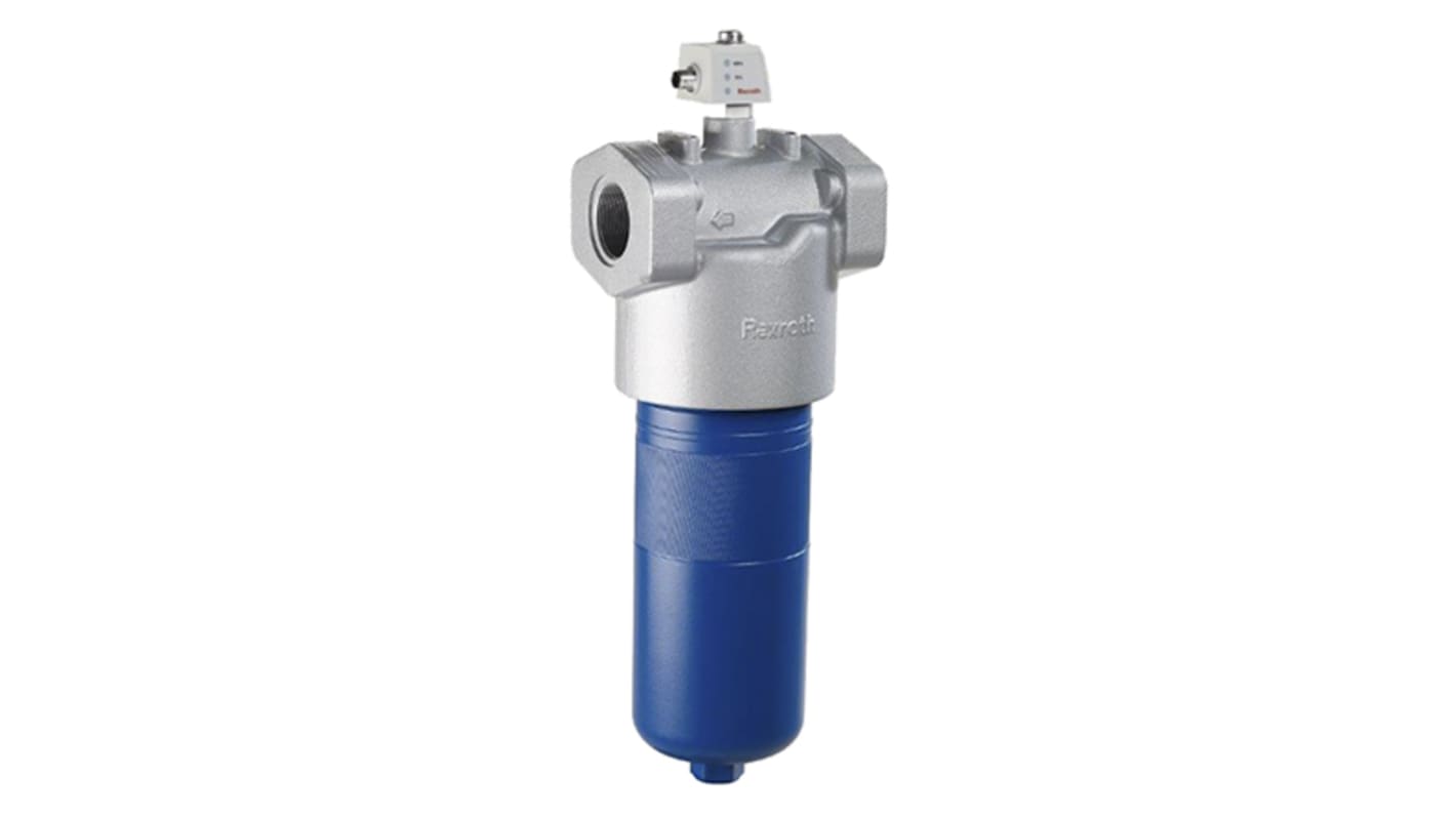 Bosch Rexroth 350 series 350bar 1.5in Hydraulic Filter, 252L/min max, 10μm filtration size