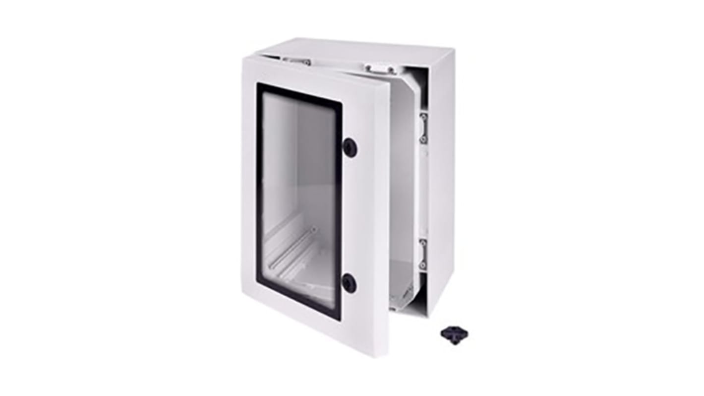 Fibox ARCA Series Polycarbonate Wall Box, IP66, Viewing Window, 600 mm x 400 mm x 210mm