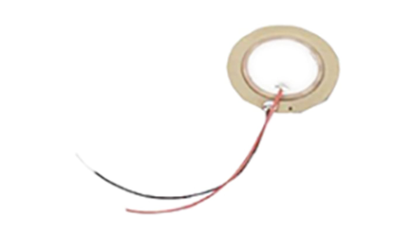 Murata Diaphragm External Piezo Buzzer, 27 (Dia.) x 0.54mm