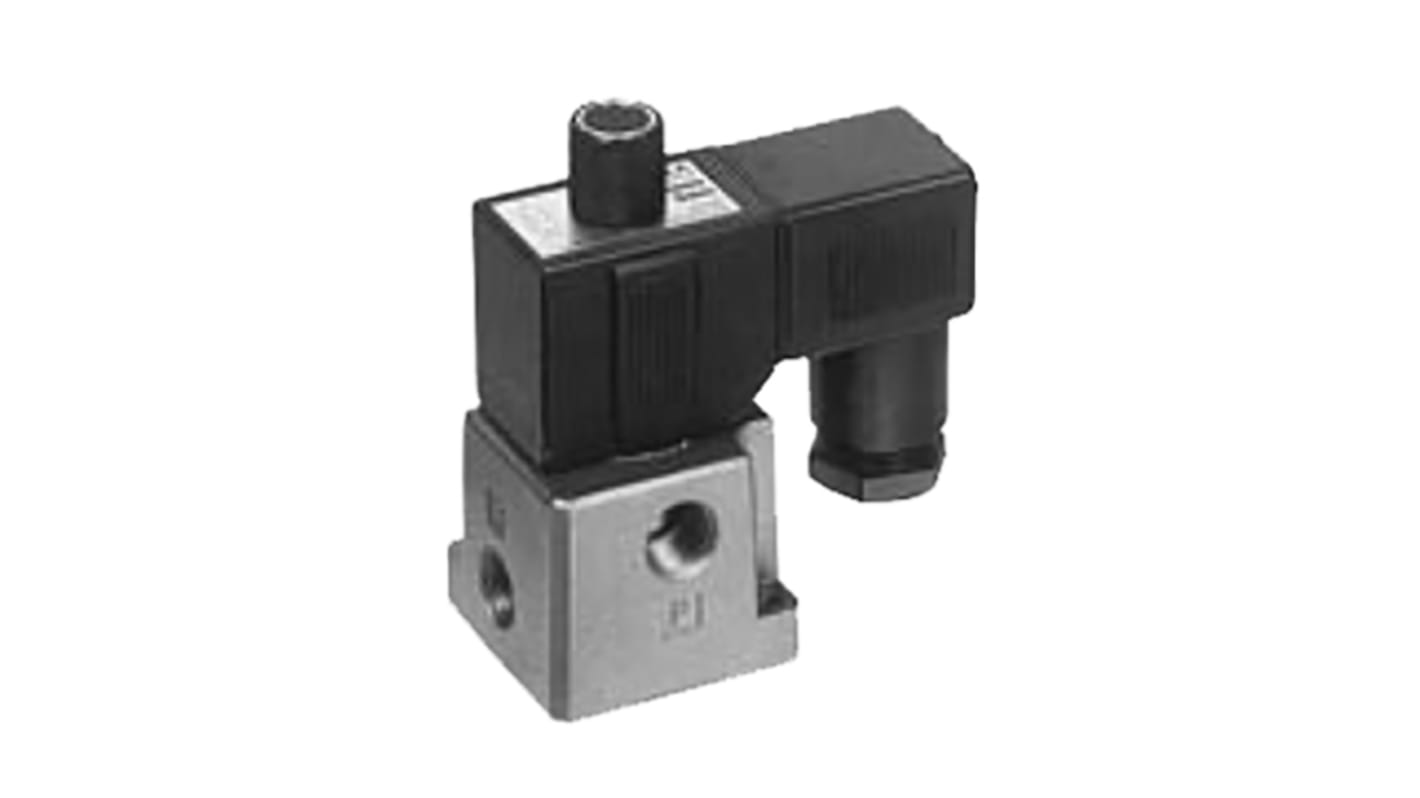 SMC Solenoid Valve VT317-3DZ-02-Q, 3 port(s) , NC, NO, 110 V ac, 1/4in