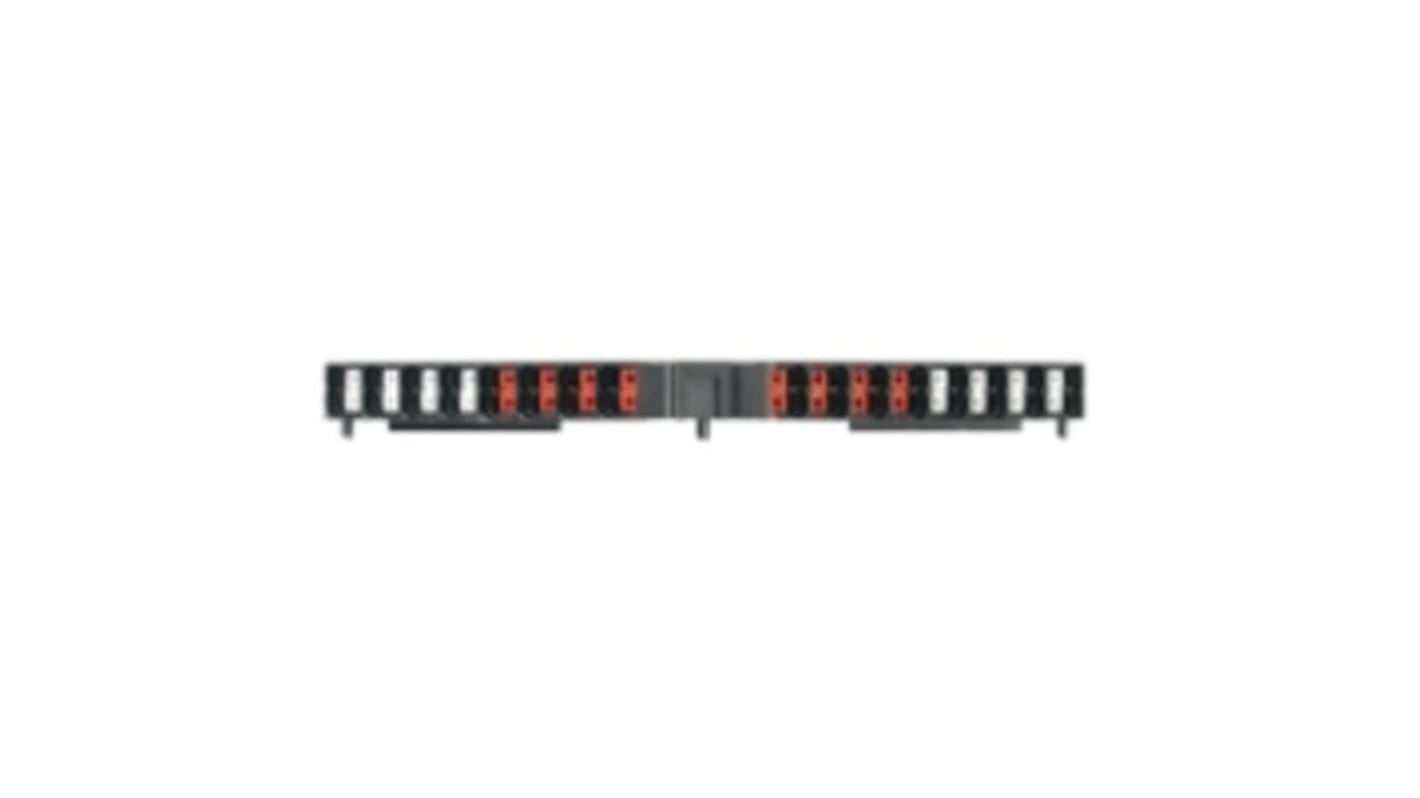 Weidmuller 1173790000 P Series Black, Octuple-Level, Push In Termination