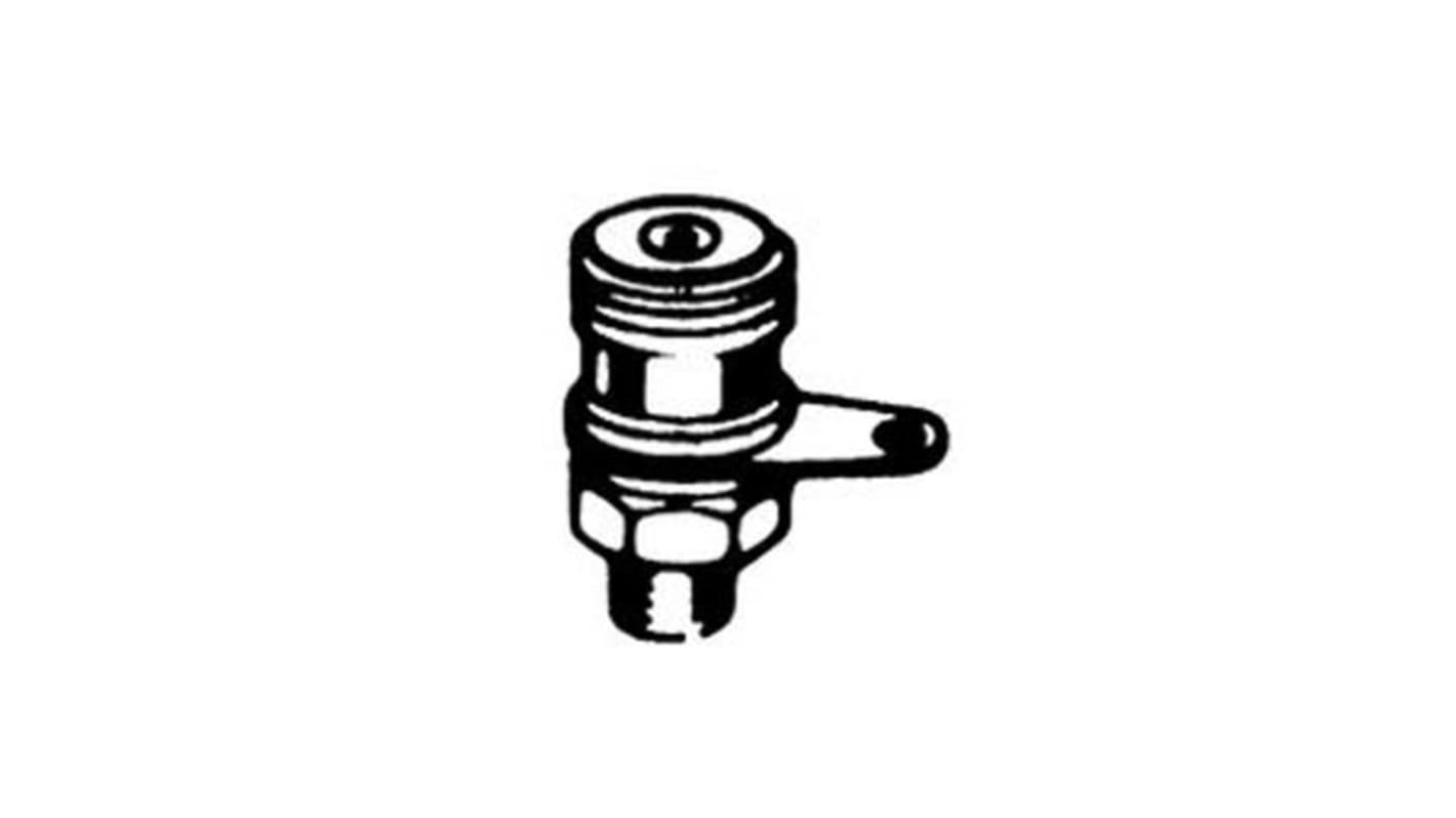 Switchcraft Connector, 1 Contacts, Cable Mount, Plug, Male, 5501 Series