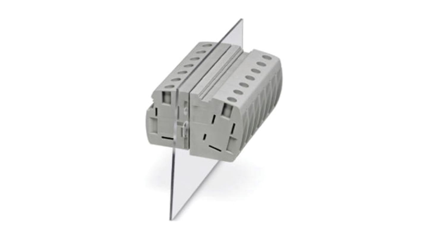 Phoenix Contact 7.62mm Pitch 4 Way Right Angle Pluggable Terminal Block, Header, Through Hole, Solder Termination