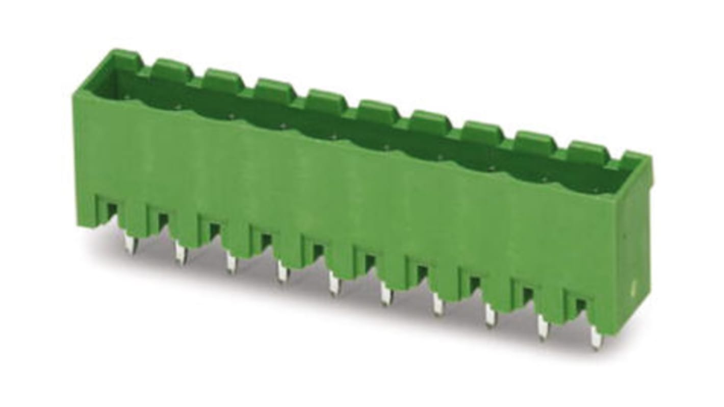 Phoenix Contact 5.0mm Pitch 19 Way Pluggable Terminal Block, Header, Solder Termination