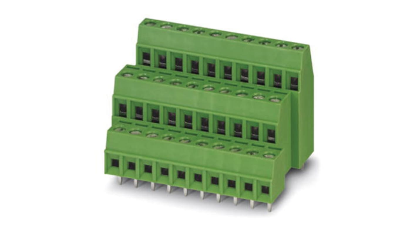 Phoenix Contact MKKDSN 1.5/ 3 基板用端子台, 13.5A, 630 V, 5mmピッチ, 2列, 6極