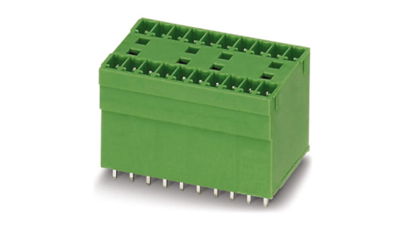 Phoenix Contact 3.81mm Pitch 5 Way Pluggable Terminal Block, Header, Solder Termination