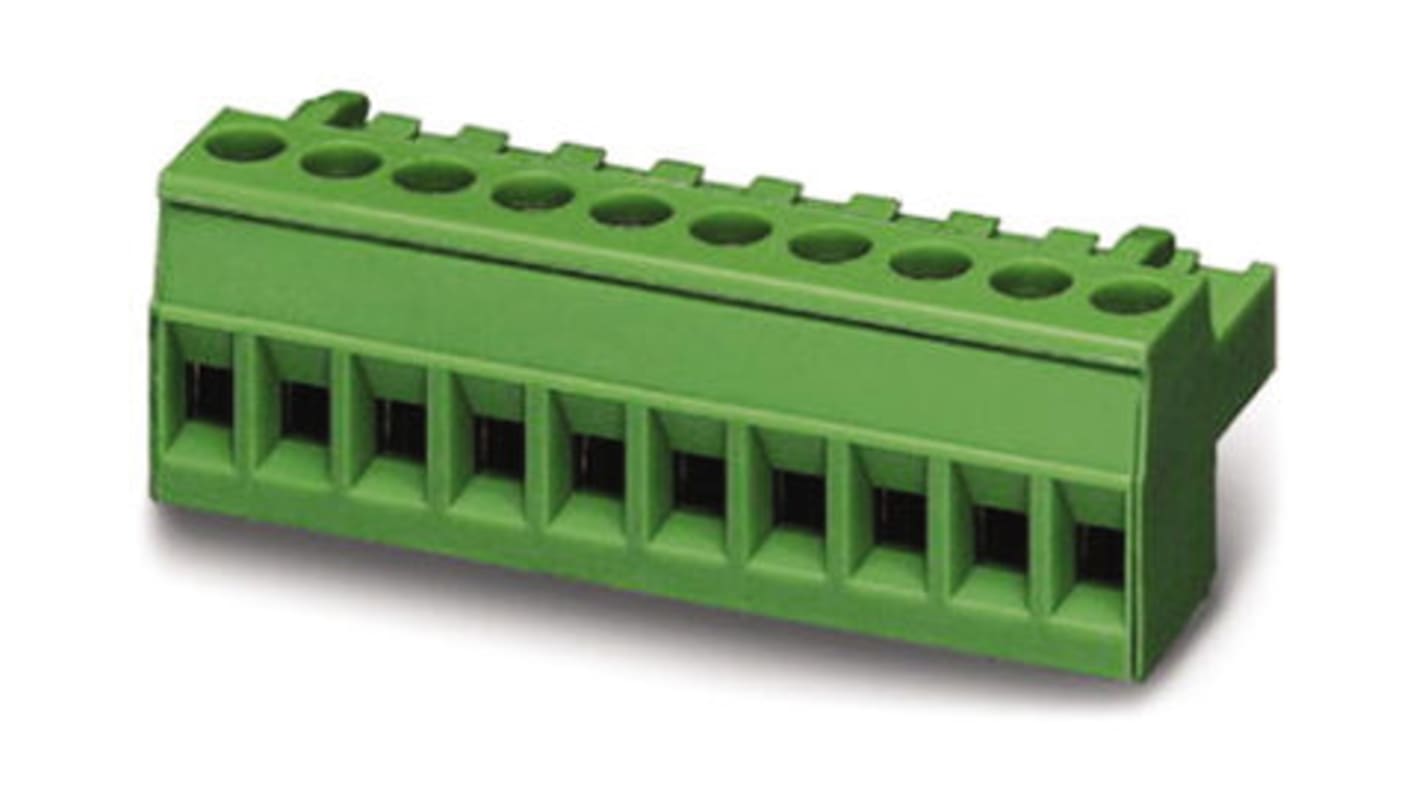 Phoenix Contact MSTBT 2.5/ 6-ST-5.08 Series Pluggable Terminal Block, 6-Contact, 5.08mm Pitch, Screw Termination