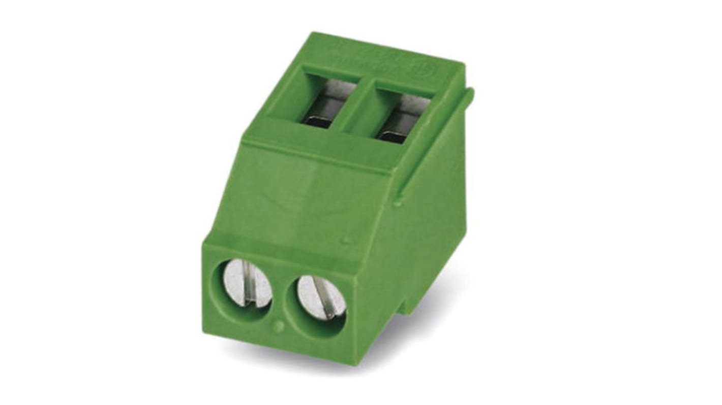 Phoenix Contact GMKDSN 1.5/ 8-7.62 Series PCB Terminal Block, 8-Contact, 7.62mm Pitch, Through Hole Mount, Screw