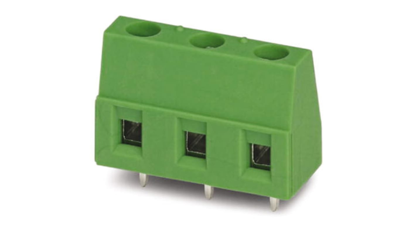Phoenix Contact SMKDS 3/ 6-5.08 Series PCB Terminal Block, 6-Contact, 5.08mm Pitch, Through Hole Mount, Screw
