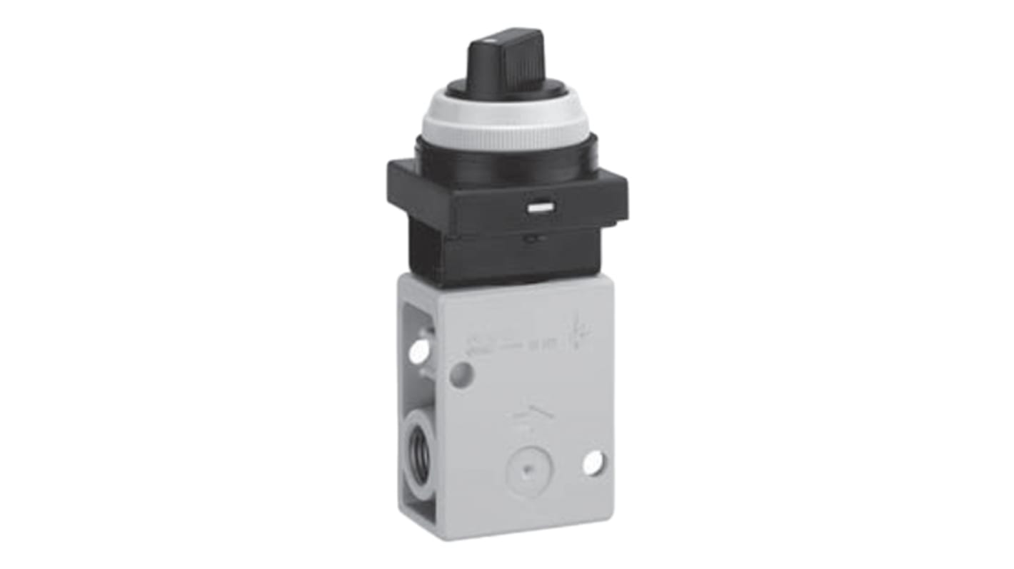 SMC VM200 Pneumatik-Steuerventil, manuell, Pneumatic Relay, R1/4, 1/4