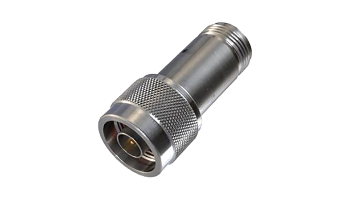 Cinch Connectors 50Ω RF Attenuator Straight N Connector N Plug to N Socket 20dB, Operating Frequency 12.4GHz