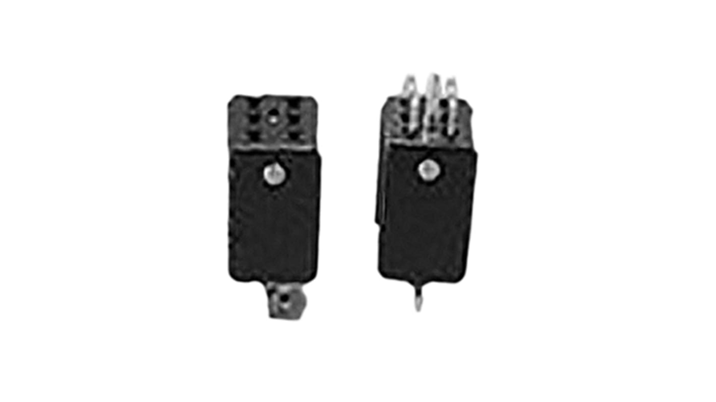 Cinch Connectors, 2400 Series Black Panel Mount Industrial Power Socket, Rated At 15.0A, 250.0 V