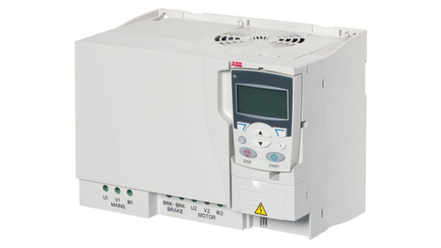 ABB Inverter Drive, 22 kW, 3 Phase, 480 V ac, 44 A, ACS355 Series