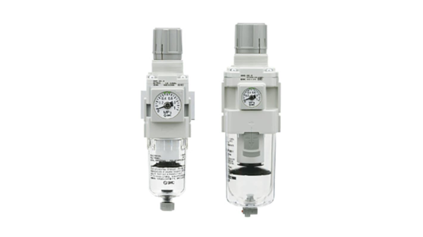 SMC AW40 Filter Regulator, 5μm, G 3/4, 10 bar