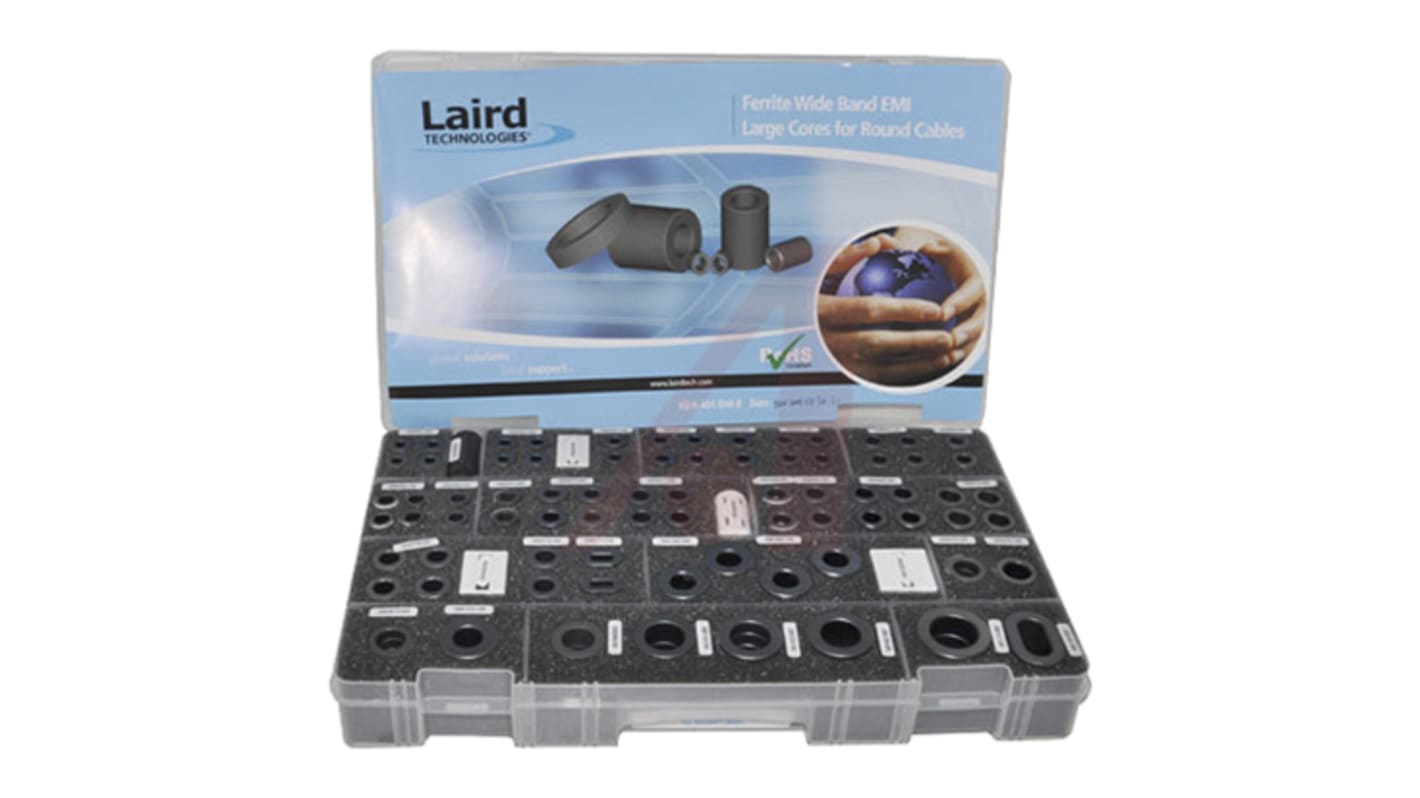 Laird Technologies 128 piece Ferrite Kit Includes Ferrite Core