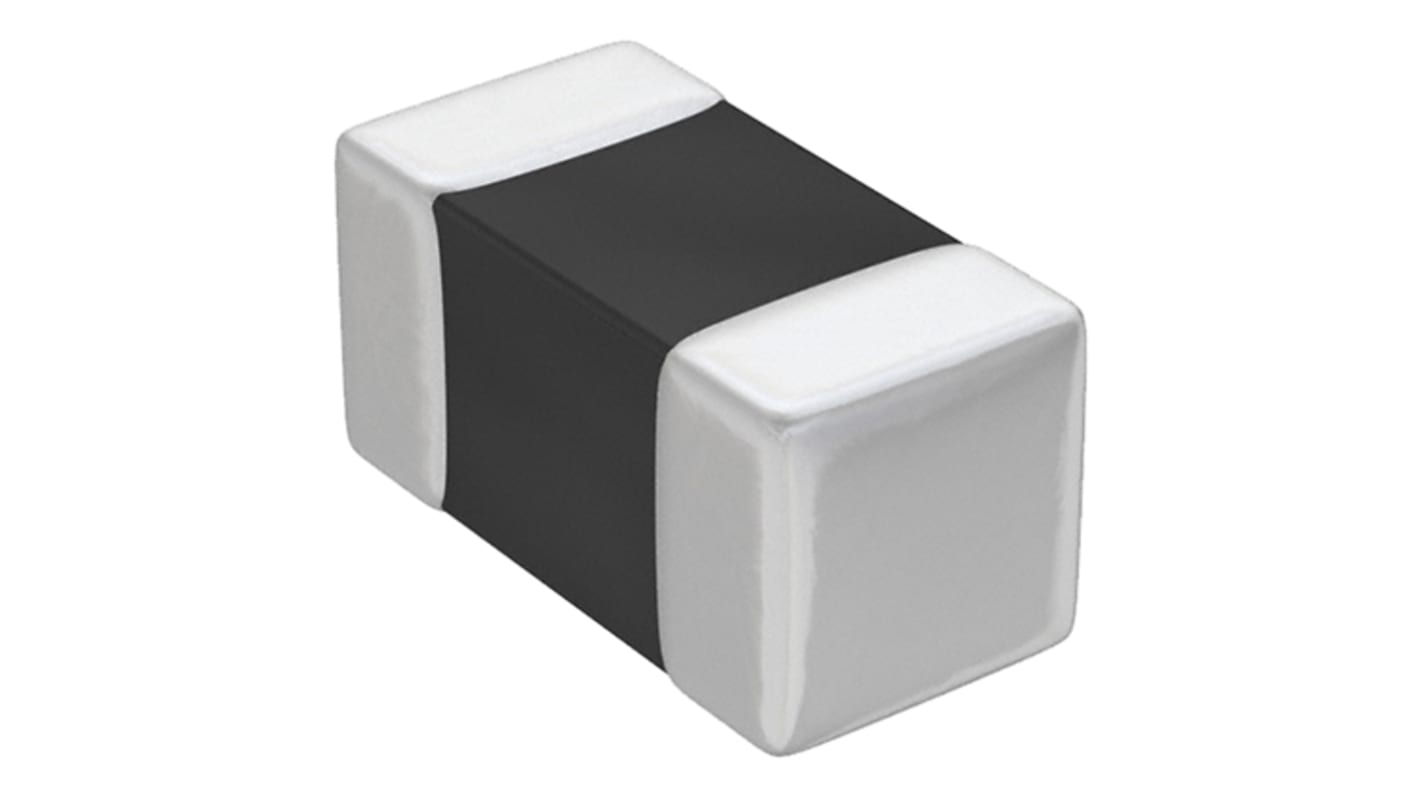 Laird Technologies Ferrite Bead (Chip Bead), 0.6 x 0.3 x 0.3mm (0201 (0603M)), 59Ω impedance at 25 MHz, 120Ω impedance