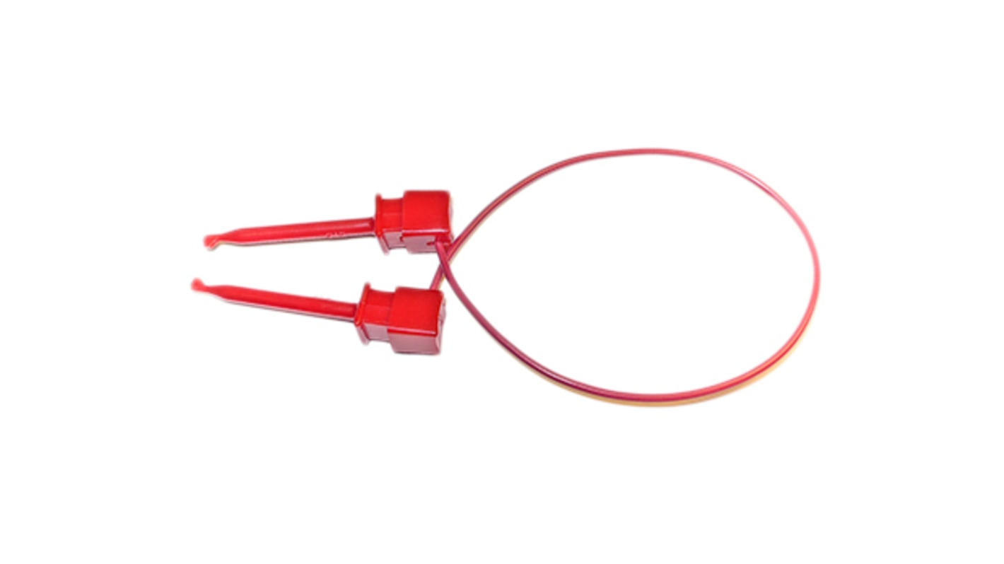 Mueller Electric Test lead, 5A, 300V, Red, 0.9m Lead Length