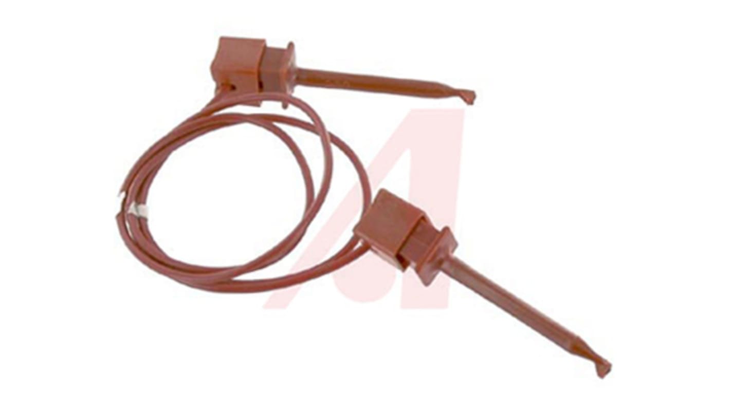 Mueller Electric Test lead, 5A, 300V, Red, 0.6m Lead Length