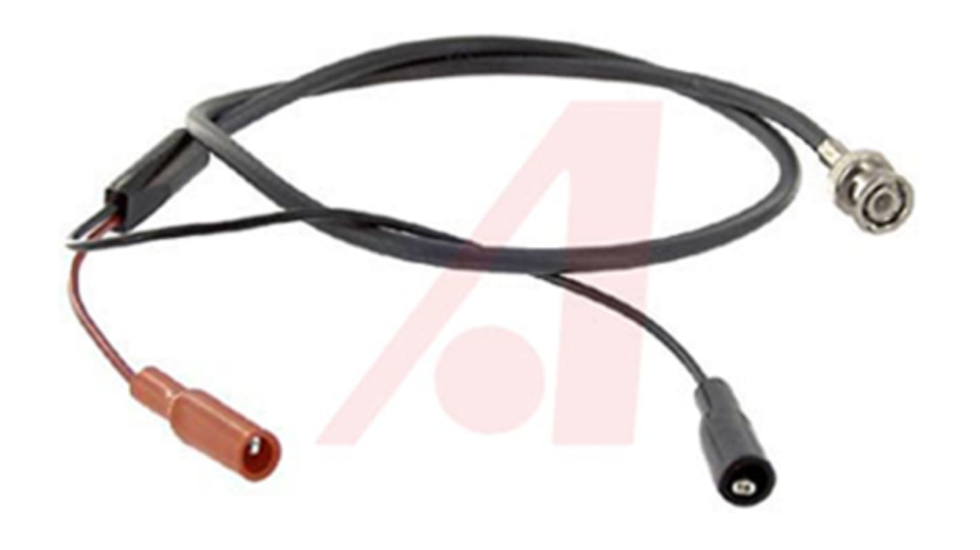 Mueller Electric Test lead, 300V ac, Black, 0.6m Lead Length