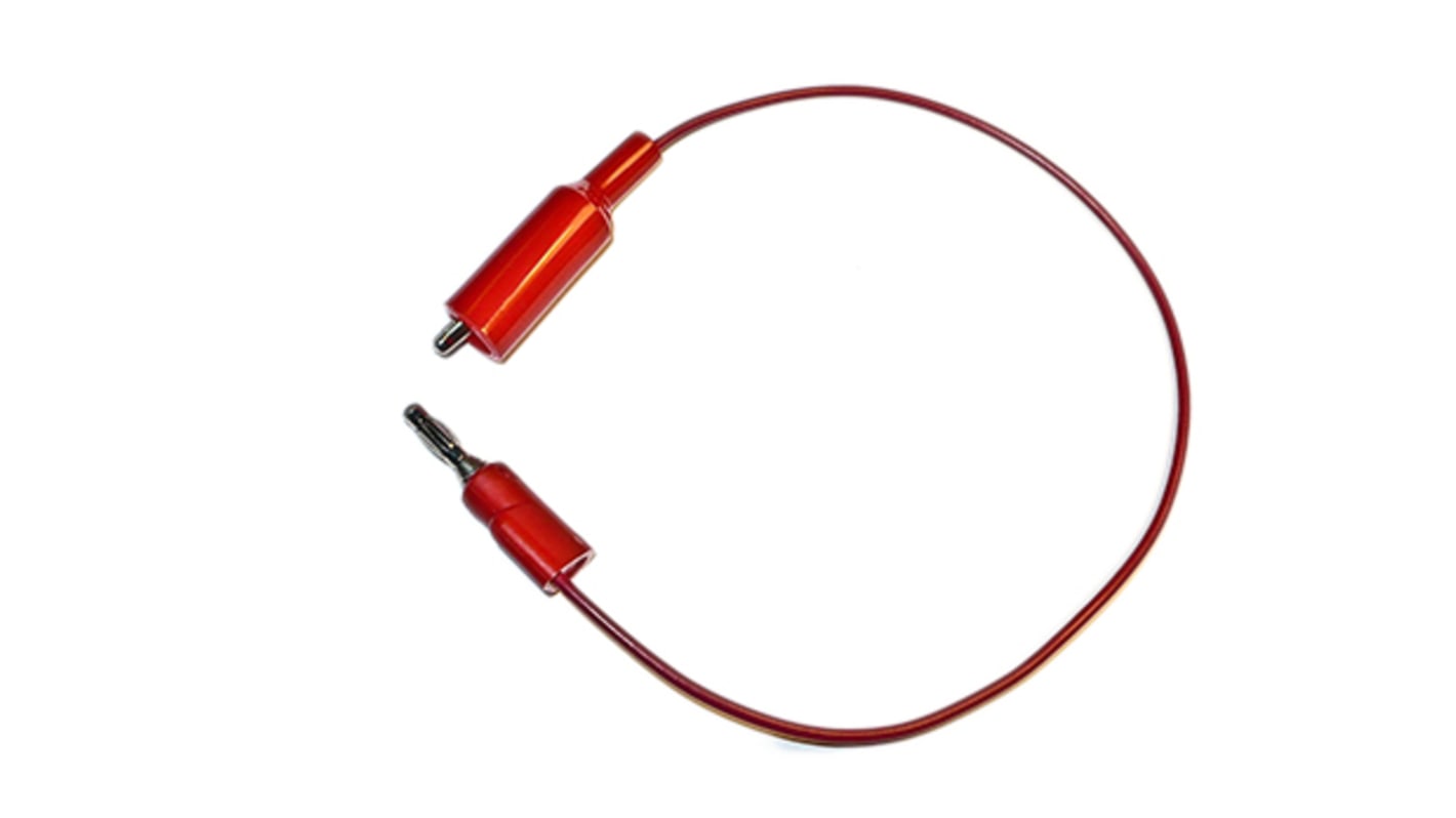 Mueller Electric Crocodile Clip Lead, 10A, 300V, Red, 300mm Lead Length