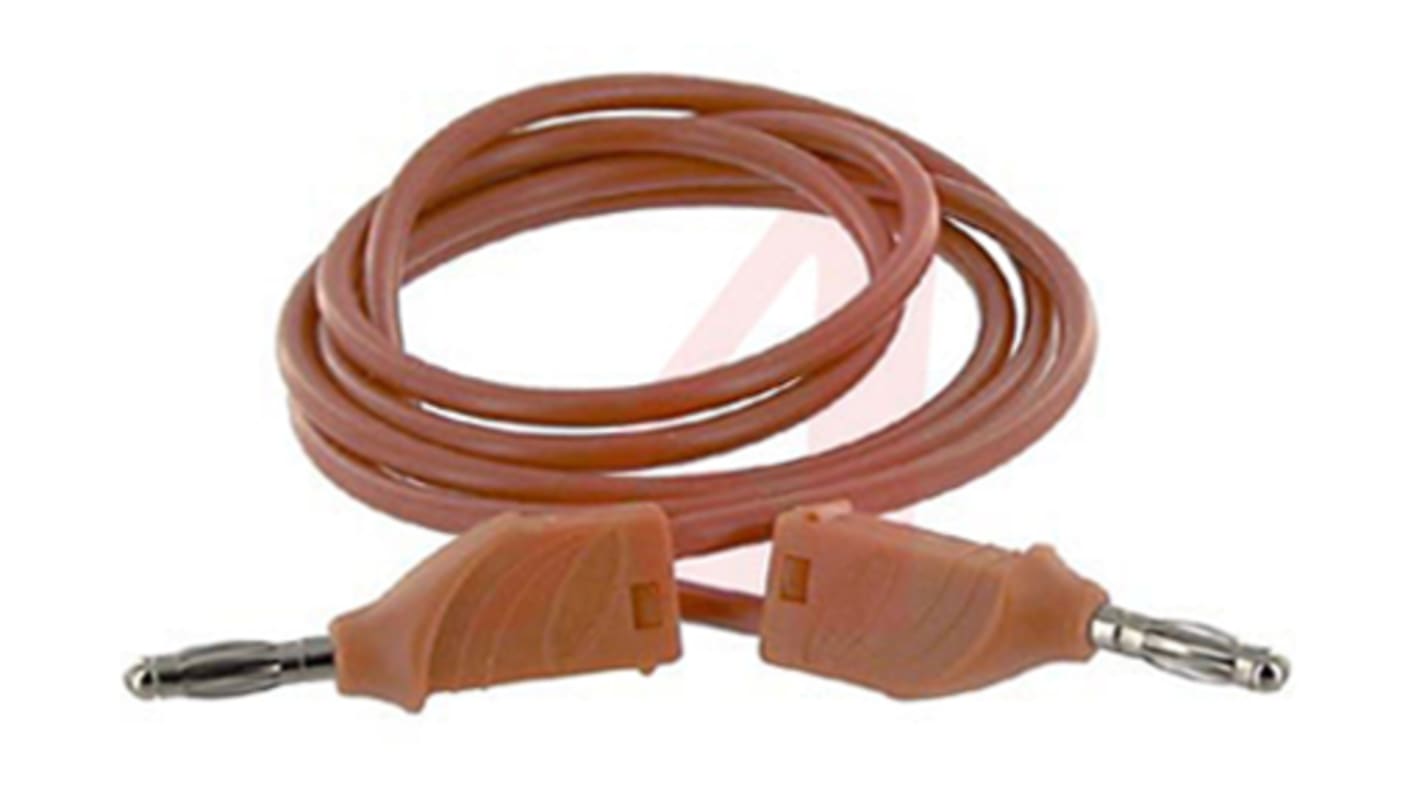 Mueller Electric, 20A, 3kV, Red, 1m Lead Length