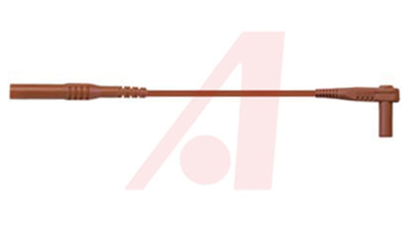 Mueller Electric Test lead, 20A, 1kV, Red, 1m Lead Length