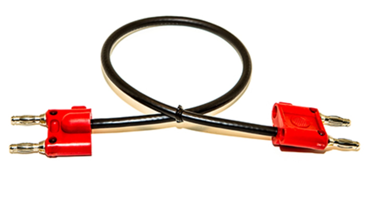 Mueller Electric Test lead, 300V, Red, 60cm Lead Length