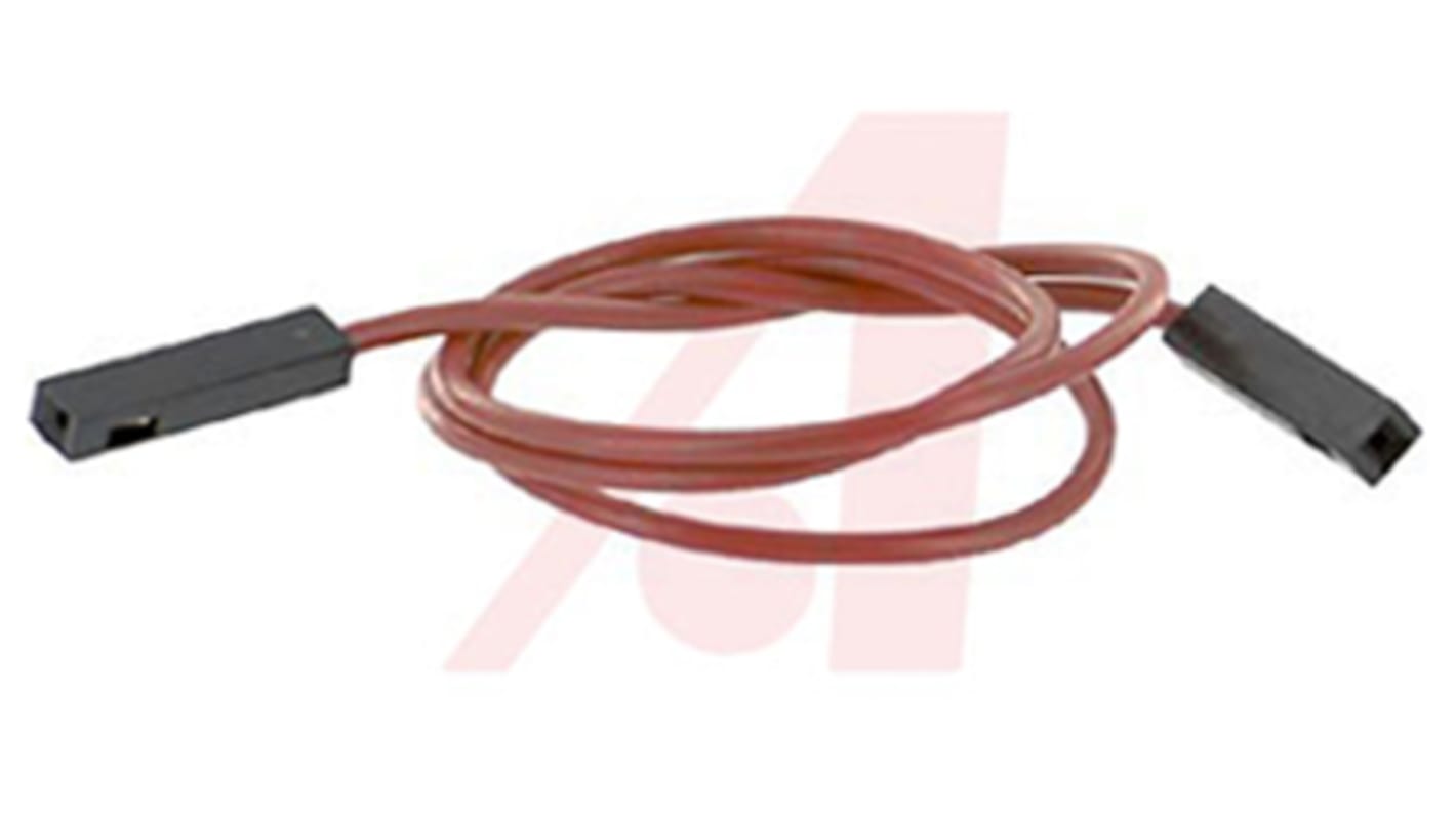 Mueller Electric Test lead, 3A, 300V, Red, 300mm Lead Length