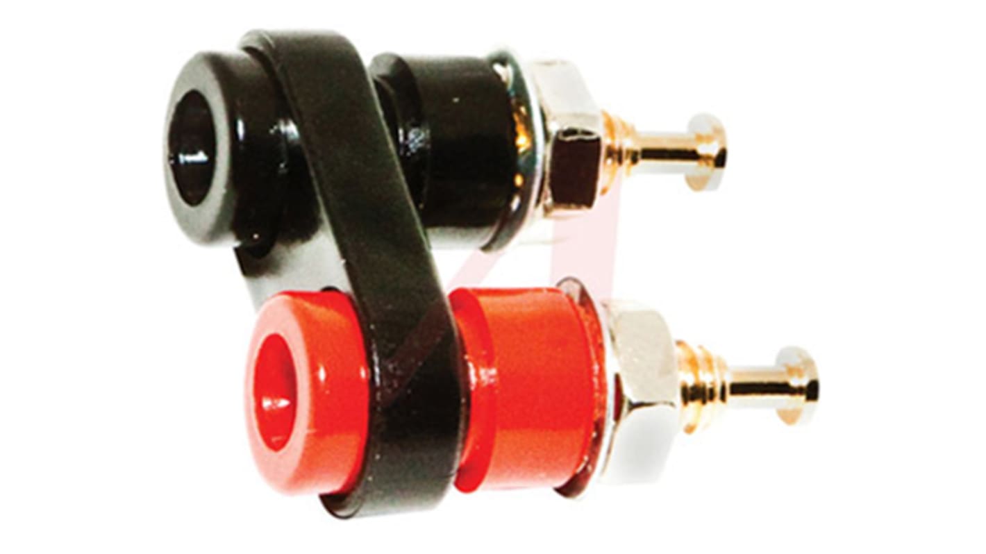 Mueller Electric Black Female Test Socket, 2mm Connector, 5A