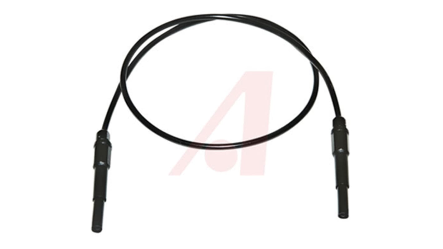 Mueller Electric Test lead, 20A, 1kV, Black, 600mm Lead Length