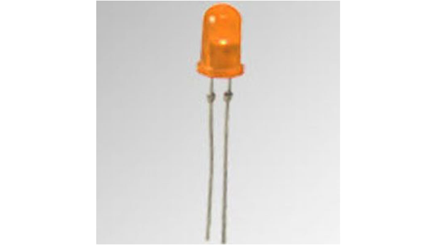 Lumex2.5 V Orange LED 5mm Through Hole, SSL-LX5093SOD