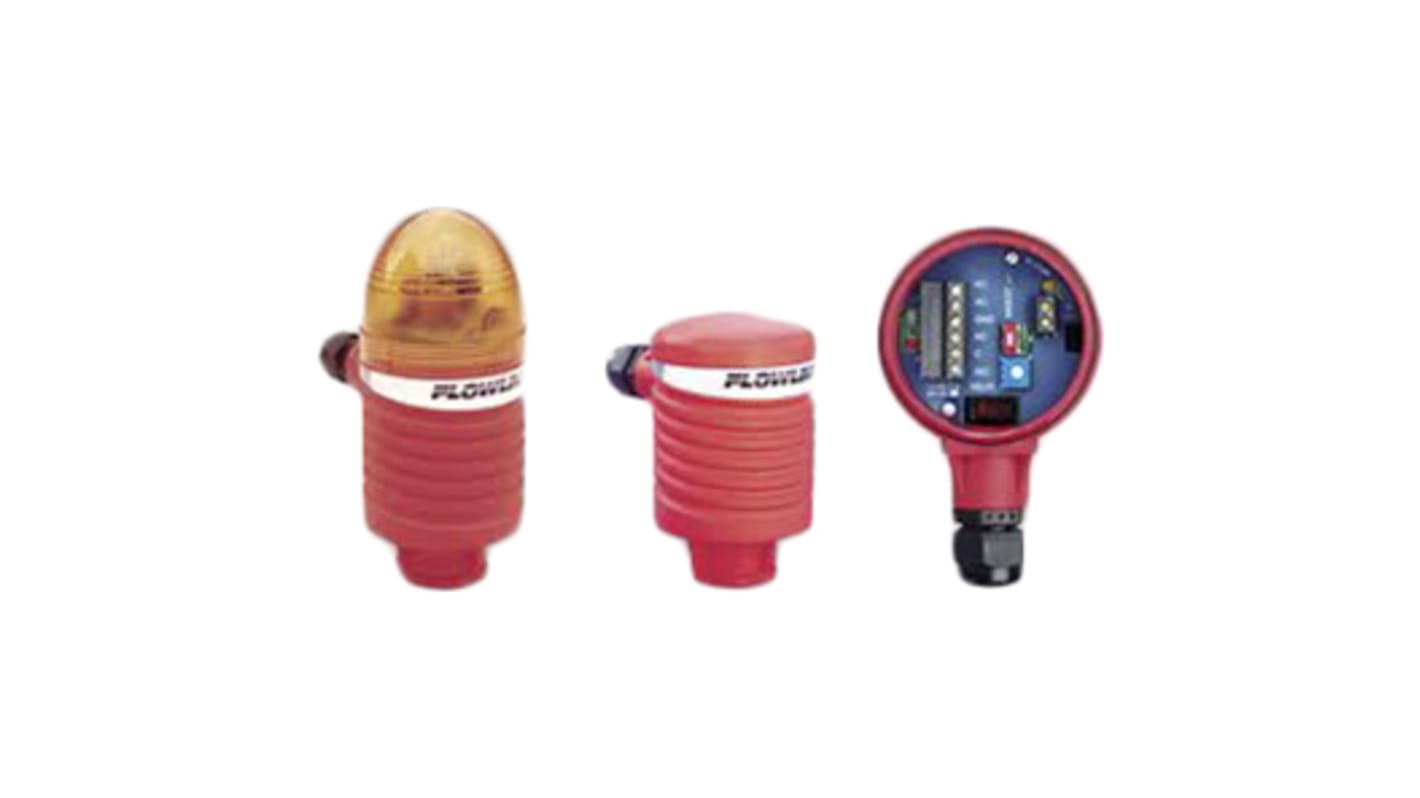 Flowline LC30 Durchflussregler, 24 V dc, Relais als Schließer/Öffner, 1-poliger Wechsler Ausgang, Anschluss Kabel, NPT
